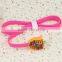 cat model LED USB cable with led light, LED charging cable for iphone 5