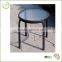 Dia38*H40cm leisure round glass coffee table/used coffee table for sale