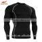 Hot sell of China custom design sports skin tight wholesale running wear long sleeve compression shirt