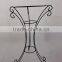 wrought iron flower pot