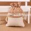 Cute Star printed Burlap Bags,cotton flax bags,Sweet Jute Bags