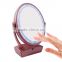 Manifying touch sensor hollywood style makeup mirror with led light