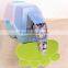 Dog Puppy Paw Shape PVC Placemat Pet Cat Dish Bowl Food Water Mat Wipe Clean