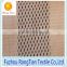 Knit polyester thin big mesh stripe fabric for curtain