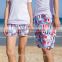 Custom swim shorts Quick drying Women dresses models casual shorts Floral swim Beach shorts