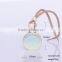 12ml Laser Mini Round Empty Car Hanging Aroma Vial Pendant Auto Perfume Bottles