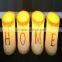 HOME or LOVE Led wax candle light/led light