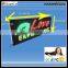 Indoor RGB P10- 48 X 128 dots LED advertising screen/LED message sign/Time/Date/Temperature/graphic etc
