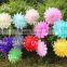 artificial wedding decoration turquoise party wall hanging decoration