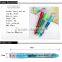 Customized Printed Promotional Plastic Ball Pen customized Santa Claus pen
