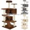 Cat Tree Scratching Post Height about 170 cm DIFFERENT COLOURS (beige)