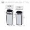8 10 13 Gallon Infrared Touchless Dustbin Stainless Steel Waste bin garbage waste bin SD-007