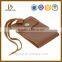 China OEM design luggage tag waterproof pu leather id card luggage tag