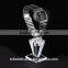 luxury single countertop clear custom wholesale watch holder/acrylic watch display/watch display stand with silk print
