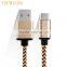 2016 Fashion Fast Charging Braided Line Type-C to USB 2.0 Data Cable