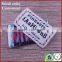 Cheap polyester woven garment labels main label for jeans clothing