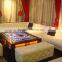Hot Sale Foshan Custom White Leather Circle Night Club Booth Sofa