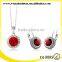 crystal cheap necklace and earring sets, fancy necklace sets