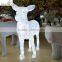 White color deer shaped christmas decoration led light deer shaped outdoor decoration led light                        
                                                                                Supplier's Choice