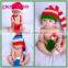 photography props striped handmade christmas elf long tail baby crochet hats