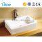 Modern simple design ceramic rectangular art basin