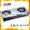 popular selling stainless steel protable two burners gas stove/ cooker/hob