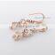 Lovely 18K Gold Animal Shape Diamond Long Golden Earring
