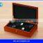 Screen Printed Wooden Watch Box Black Factory Made For Best Selling