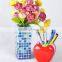 Creative Mosaic Craft Glass Mirror Mosaic Vase For Home Decoration