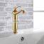 Golden Plated Single Handle UPC and CUPC Water Supply Brass Water Faucet