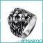 pankoo wholesale 2016 animals series of retro punk tai silver and titanium unisex ring