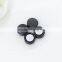 2016 hot selling korean fancy stud black earring double sided
