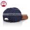 OEM plaid short brim 6 panel wool men baseball cap bulk