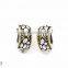 New Fashion2016 Wholesale Juyuan Double Color Plated Whole Sales Earrings