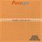 Middle east country customer prefered Orange Perforated Gypsum Ceiling Tile