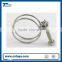 Electro plated galvanized carbon steel double wire hose clamp