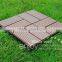 2016 Hot Sales low maintenance wpc diy tiles,Non-slip wood deck tiles