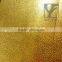 JS embossing shiny gold wrapping paper
