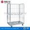 Wholesale collapsible wire mesh warehouse rolling container with long service life