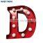 electronic illuminated letter bulb sign / light box sign letters