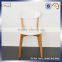 Good Quality White Solid Wood Dining Chair