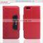 wallet style color matching with card slots mobile phone pu leather case for iphone 7 6 5 4