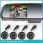 ak2-035lap car rearview mirror monitor germid with Compass&Temp,bluetooth,radar ddetector,automatically reverse diaplay