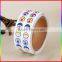 cartoon eyes deisgn decorative colorful printing stickers in roll customized