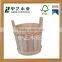 2015 FSC&SA8000 approved custom logo wooden bucket for home decor