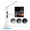 Eye Protection Desk Lamp 3 Level Brightness Touch-Sensitive Control Dimmer Table Lamp with Calendar, Temperature Alarm Clock Fun