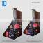 Cardboard Counter Top Display with Dividers for DVD and Books Promotions