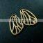 16x26mm 14K light gold plated filigree butterfly wing DIY pendant charm 1850188