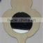 wooden mirror,wooden with glass mirror,small mirror