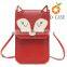 hot sales new design small animal pattern PU fashion mini bag for cellphone